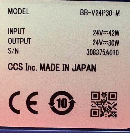 CCS BBV24P30-M / BB-V24P30-M LED LIGHT MASTER UNIT 24VDC - FOR PARTS/REPAIR