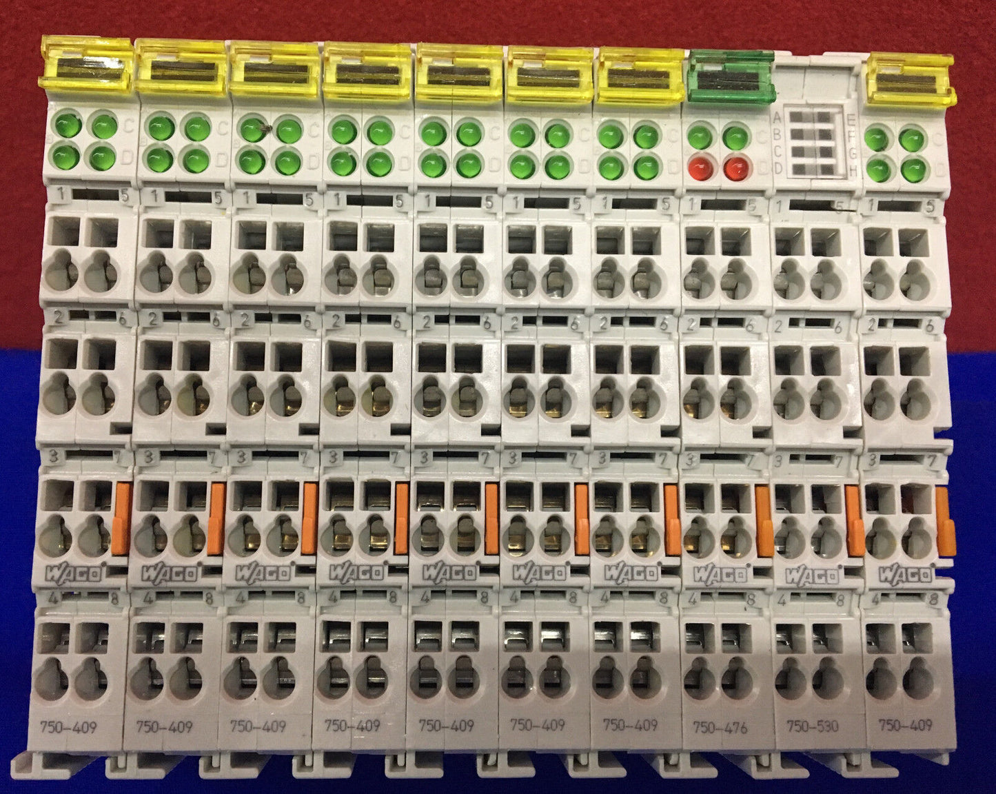 WACO MODULES QTY 8 750-409 / QTY 1 750-476 / QTY 1 750-530