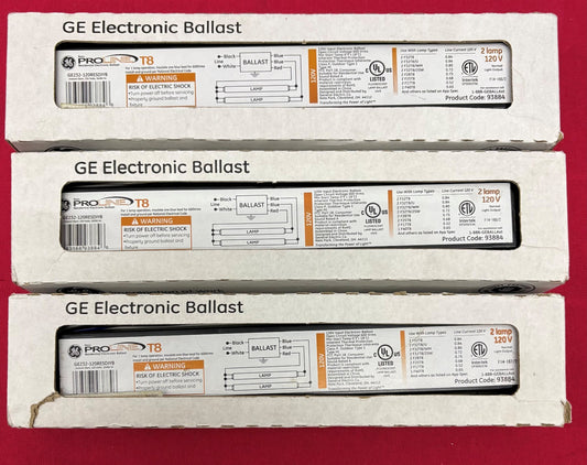 GE PROLINE RESIDENTIAL ELECTRONIC INSTANT-START BALLAST GE232-120RESDIYB - QTY 3