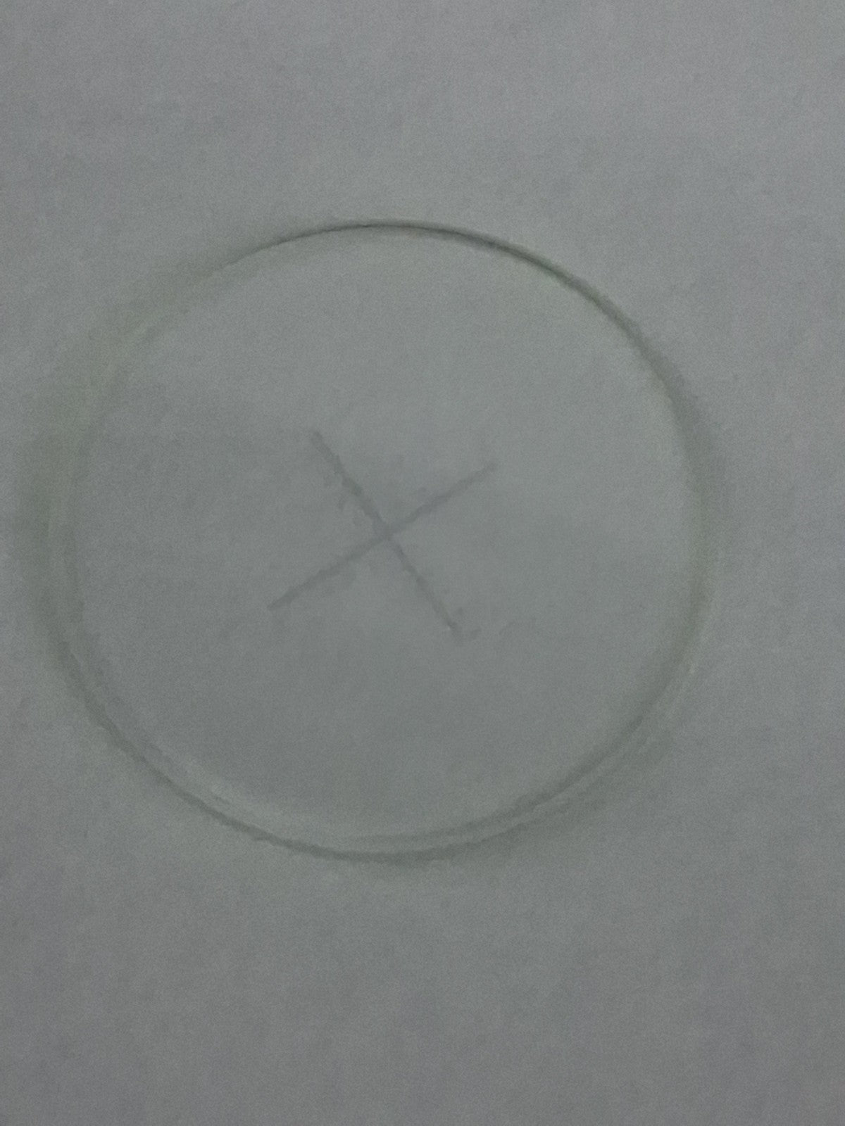 Leica 50-0-50 Numbered Scale Cross Hair Reticle 24.5mm Diameter 10mm Total Scale