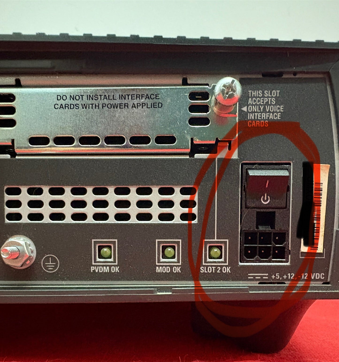 CISCO SERIES 1700 ROUTER WIRED  1751 -  POWER CORD NOT INCLUDED