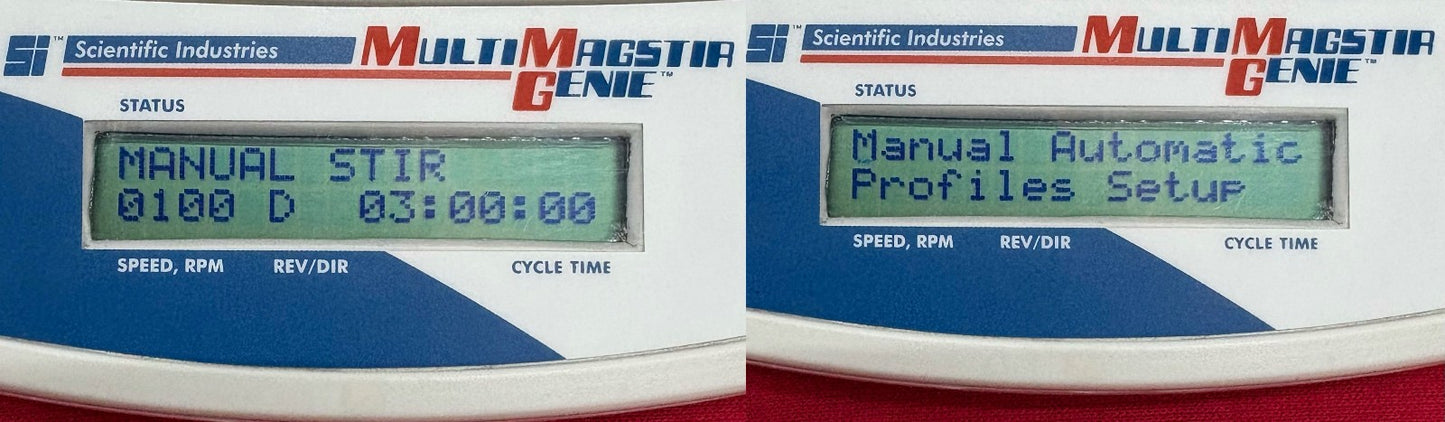 SCIENTIFIC INDUSTRIES SI-300X MULTI MAGSTIR GENIE™ MAGNETIC STIRRER 4 POSITION
