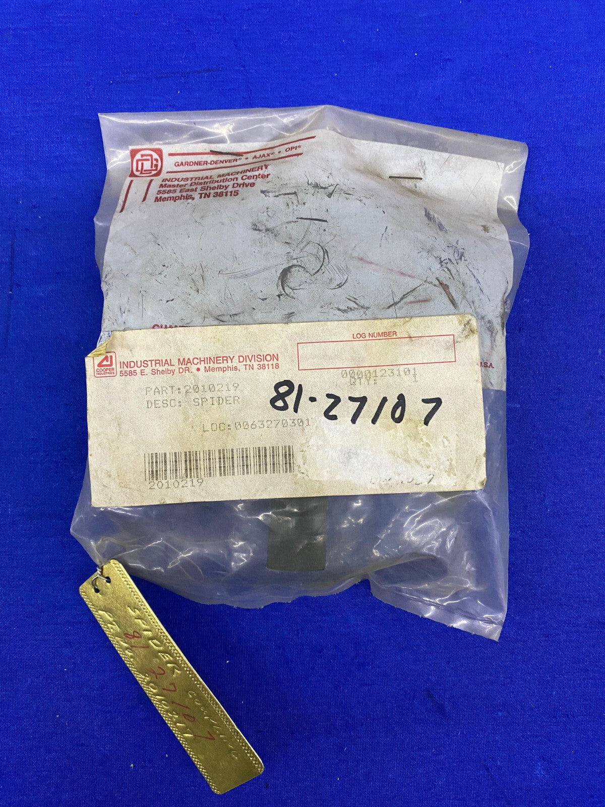 INDUSTRIEMASCHINEN GARDNER-DENVER ® 2010219 SPINNENKUPPLUNG