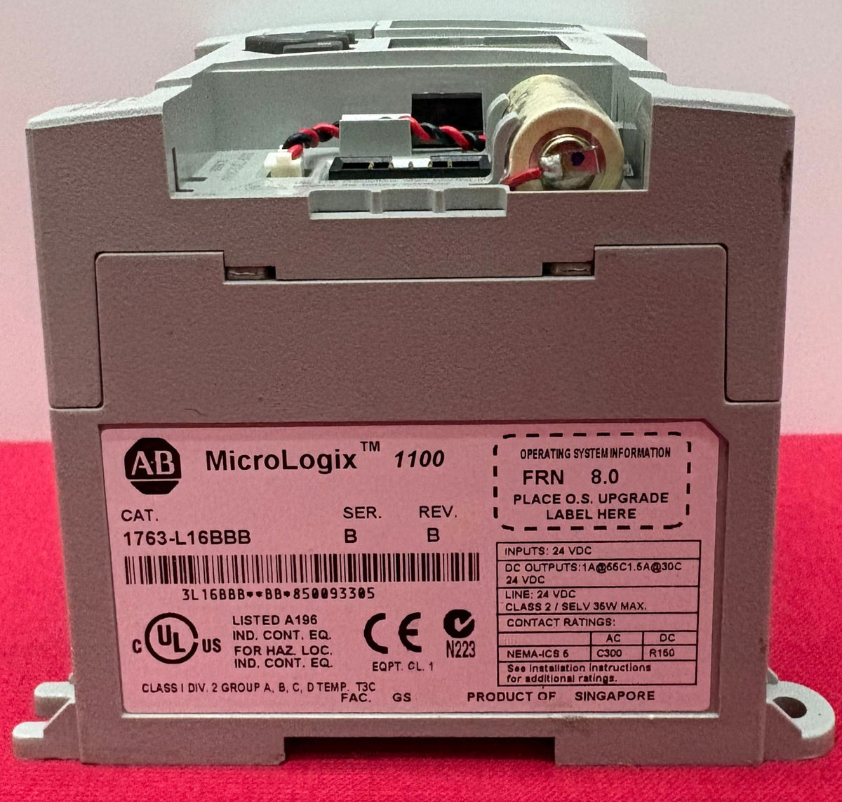 For Parts Repair AB ALLEN BRADEY 1763-L16BBB SER.B MICROLOGIX 1100 MISSING COVER