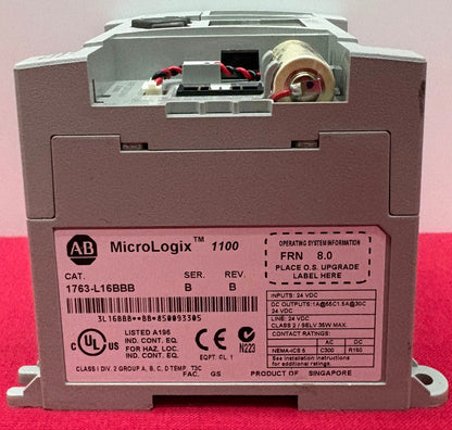 For Parts Repair AB ALLEN BRADEY 1763-L16BBB SER.B MICROLOGIX 1100 MISSING COVER
