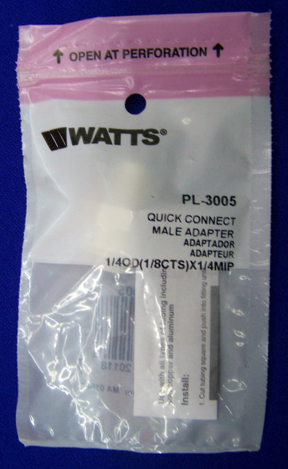 WATTS 1 LOT/QTE 2-PL-3005, QTE 1-PL-3023, QTE 1-PL-3025, QTE 1-PL-101