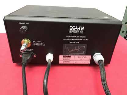 Beahm 220 B Thermal Die Bonder Hot Jow Split Die Bonder CONTROLLER ONLY FOR PART