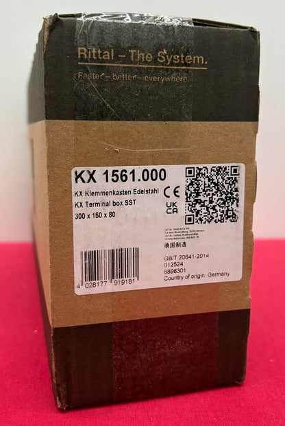 RITTAL  KX  TERMINAL BOX SST STAINLESS STEEL  KX 1561.000  ENCLOSURE WITH COVER