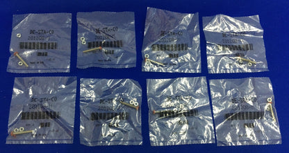 1 LOT VAN 8 - DE-STA-CO / DESTACO 201208-M PLATTE PUNT GEBONDEN NEOPREEN SPINDEL