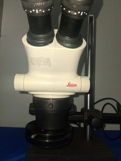 LEICA S6E STEREO ZOOM 6.3- 40X MAGNIFICATION BOOM STAND LED RING LIGHT