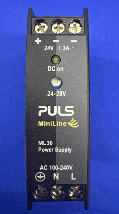 FUENTE DE ALIMENTACIÓN PULS MINILINE ML30 ML30.241 FUENTE DE ALIMENTACIÓN AC/DC PARA CARRIL DIN 24 V 30 W 