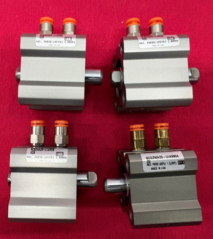 SMC NC2WA20-UIA9904 COMPACT PNEUMATIC CYLINDER SELLING AS '1 LOT' - SEE PICTURES