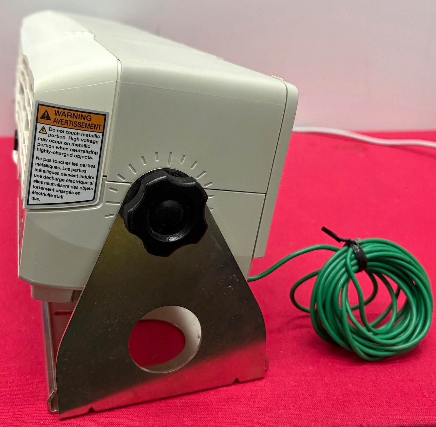KEYENCE SJ-F5000 STATIC ELIMINATION BLOWER PULSE AC METHOD POWER: 100 to 240 VAC