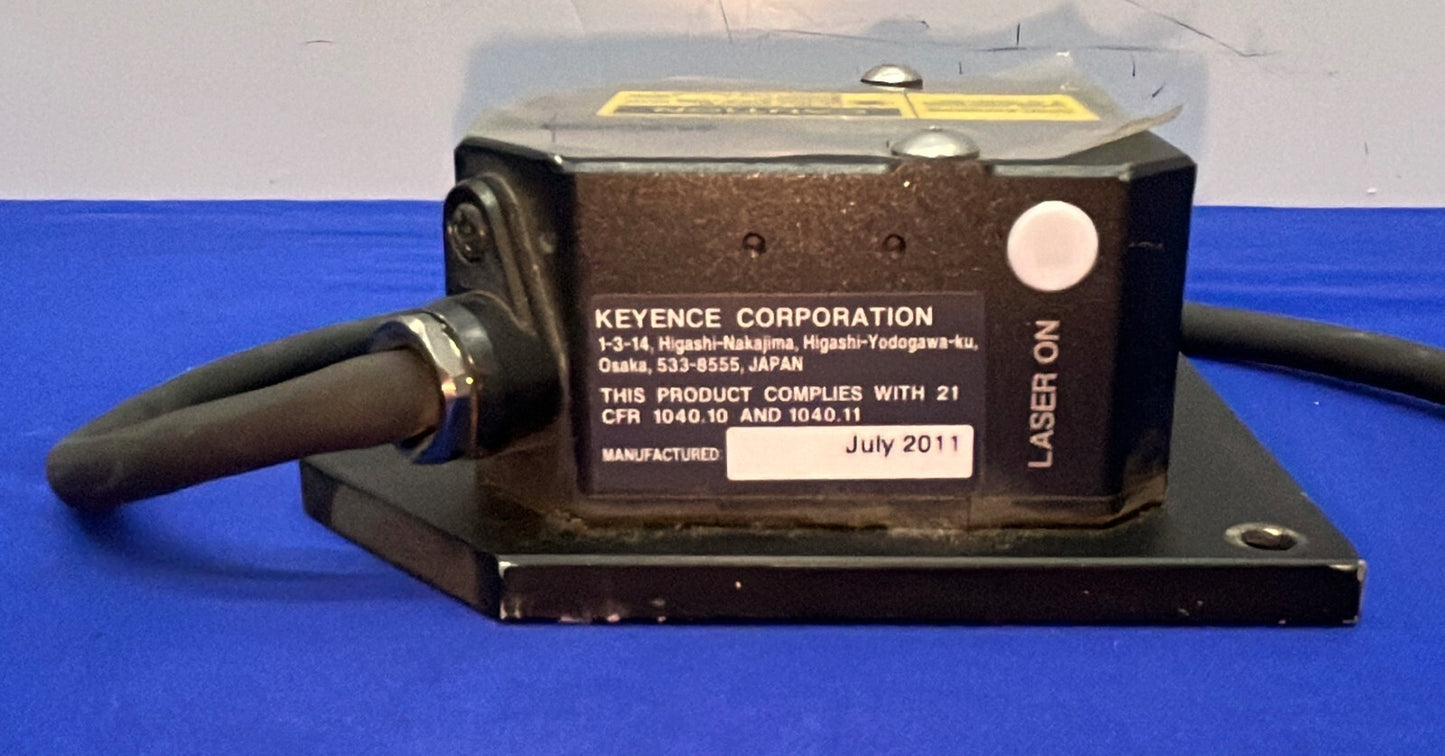 TÊTE DE CAPTEUR KEYENCE LK-H057 TYPE LARGE LASER CLASSE 2