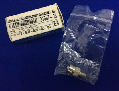 RACCORD LUER BIOMÉDICAL NON STÉRILE COLE-PARMER / POPPER 31507-73 / 6319