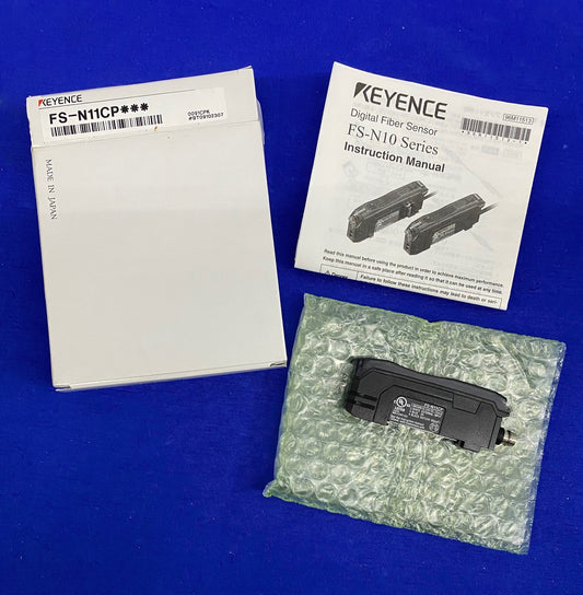 KEYENCE FS-N11CP*** FS-N11CP DIGITAL FIBER SENSOR AMPLIFIER-M8 CONNECTOR TYPE