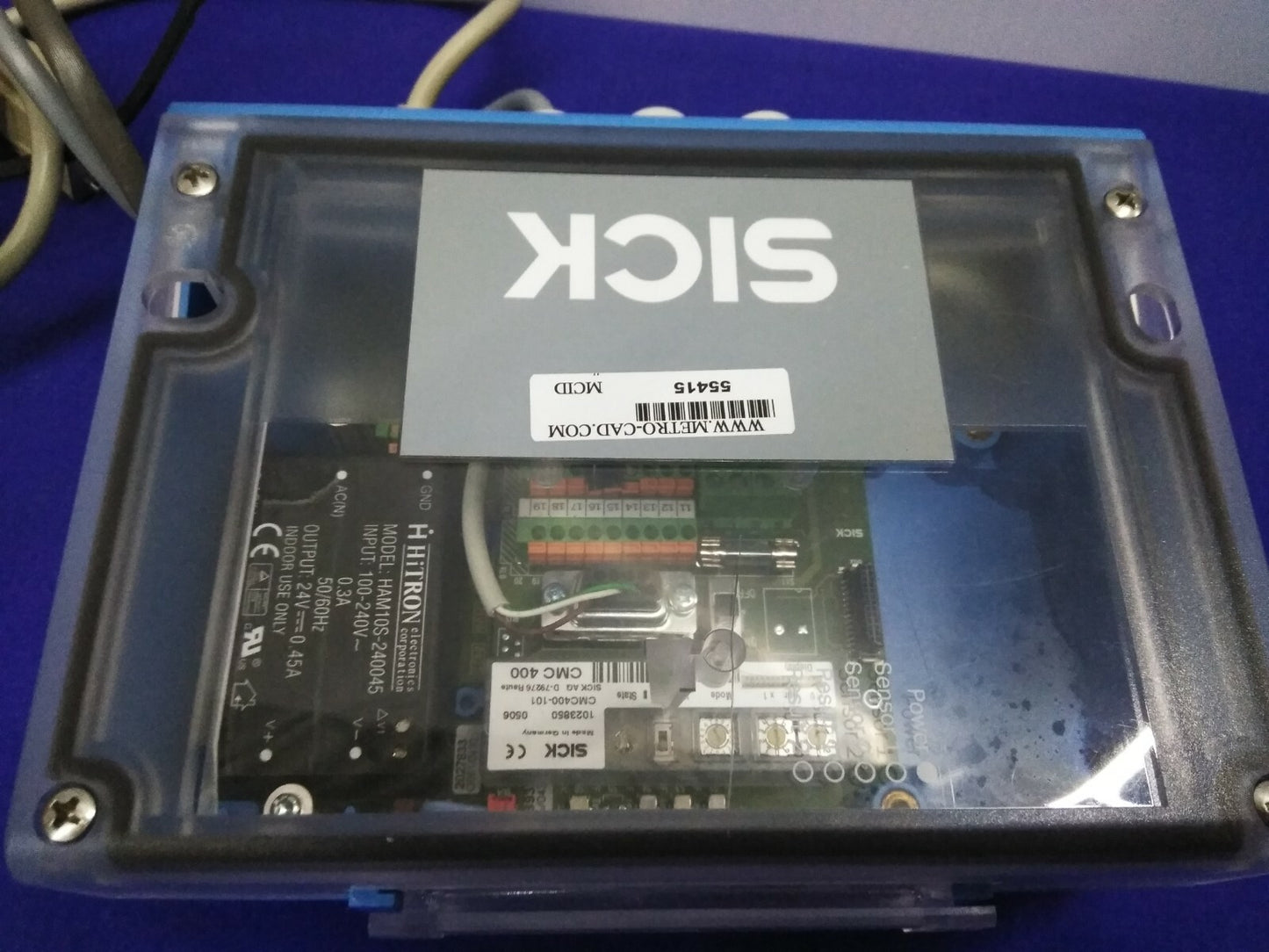 SICK バーコードスキャナ CLV420-0010 &amp; モデル CDM420-0102 インターフェース/コントロールユニット