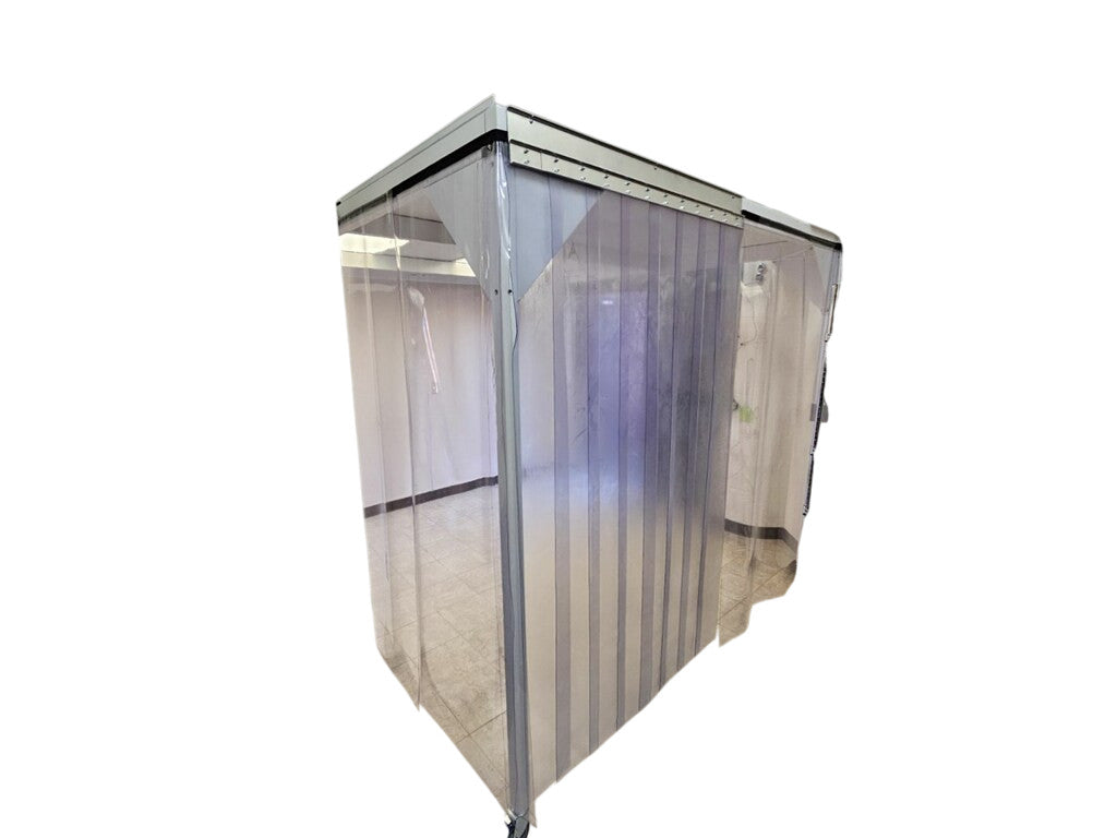 CLEAN AIR PRODUCTS VERTICAL FLOW SOFTWALL PORTABLE CLEANROOM CAP577F-WR-8X10X7'6