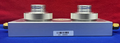 RESTEK CAT# 22060 2-POSITION BASEPLATE (1/4" FITTING)