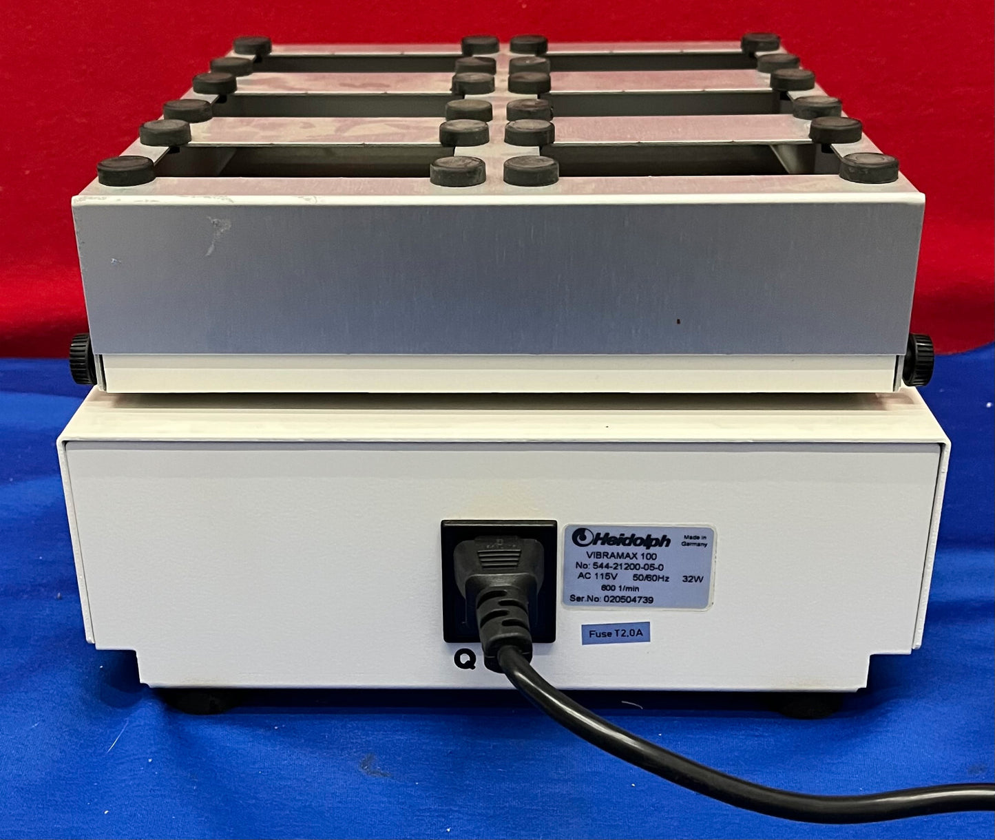 ROCHE HEIDOLPH VIBRAMAX 100 / 544-21200-05-0 VIBRATIONSPLATTFORM-SCHÜTTEL AC 115V 