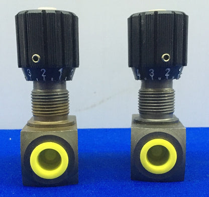 1 LOT QTE DE 2 - FLUTEC DRV-08-01.1/0 / DRV080110 VANNE DE RÉGULATION DE DÉBIT 1/4"
