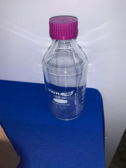 VWR, 21.08, 1000ML GLASS BOTTLES, MISSING 1