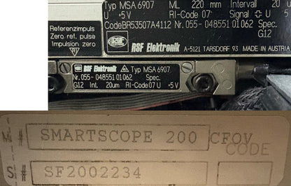 OGP OPTICAL GAGING PRODUCT SMARTSCOPE 200 CFOV MEASURING SCOPE FOR PARTS/REPAIR