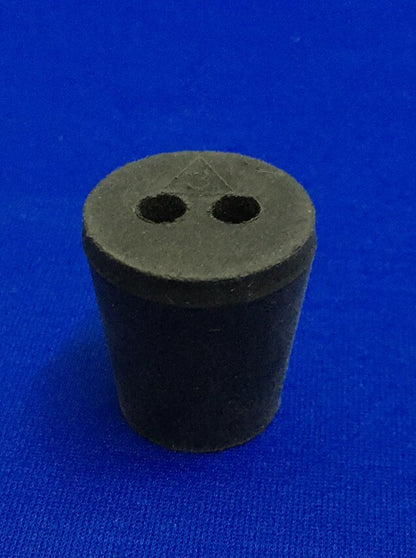 1 BAG/PKG OF QTY 45 FISHER 14140E TAPER RUBBER LABORATORY STOPPER M29 2 HOLE #3