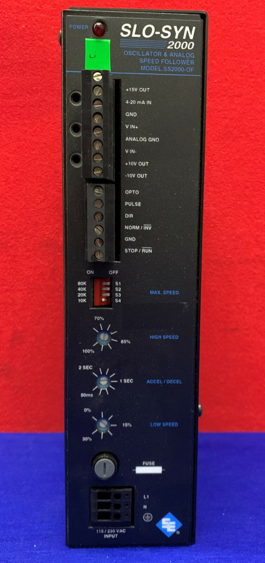 Superior Electric SLO-SYN 2000 SS2000-OF オシレーター &amp; アナログ スピード フォロワー
