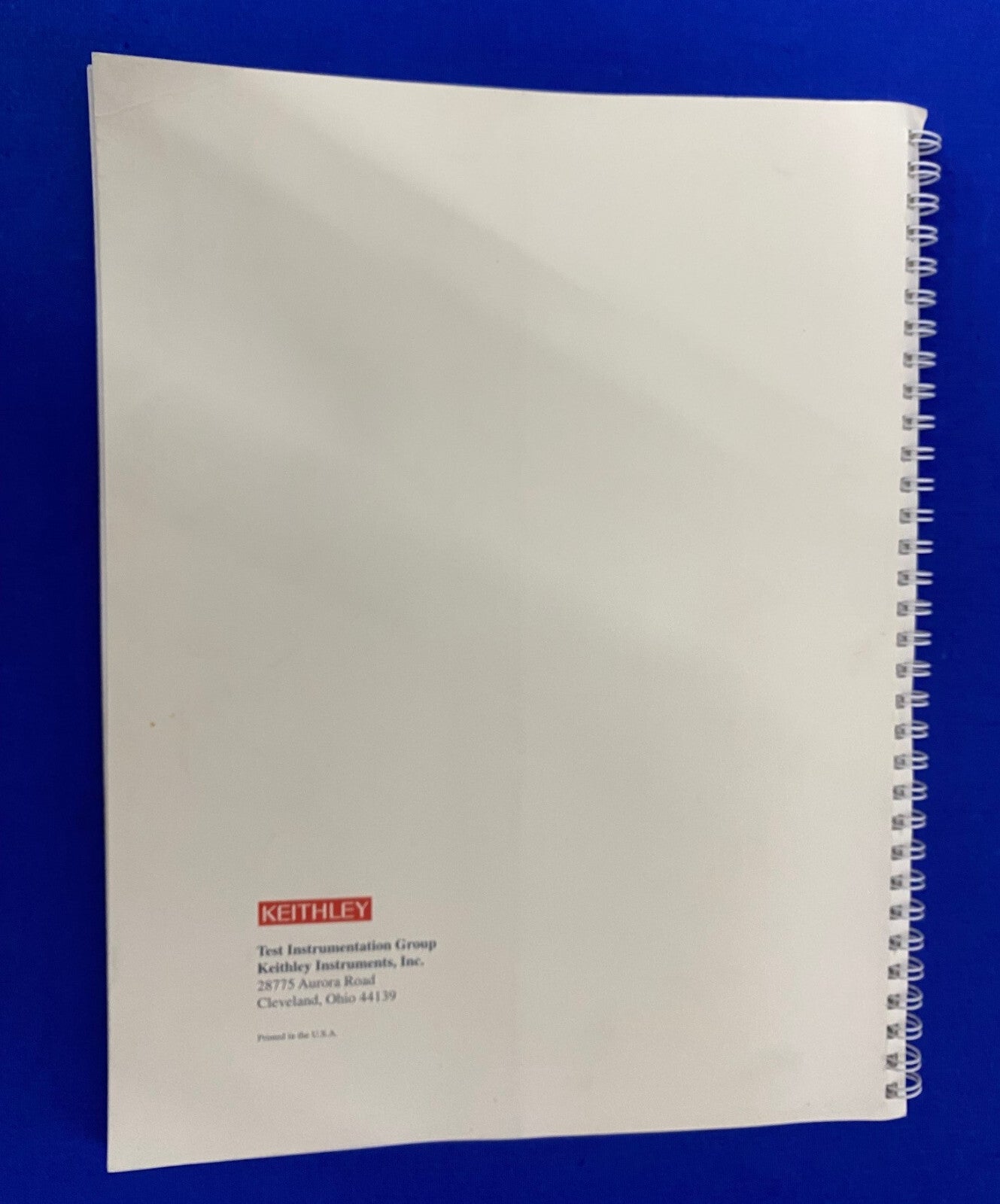 KEITHLEY 485 485-901-01 REV F AUTORANGING PICOAMMETER INSTRUCTION MANUAL - USED