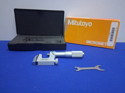 Mitutoyo 117-107 Uni-Mike Outside Micrometer 0-1" Mechanical W/ CASE ACM-1"V
