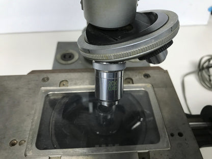 SIMPLEX MULTIPURPOSE MICROSCOPE OPTO-METRIC TOOLS INC FOR PARTS / REPAIR