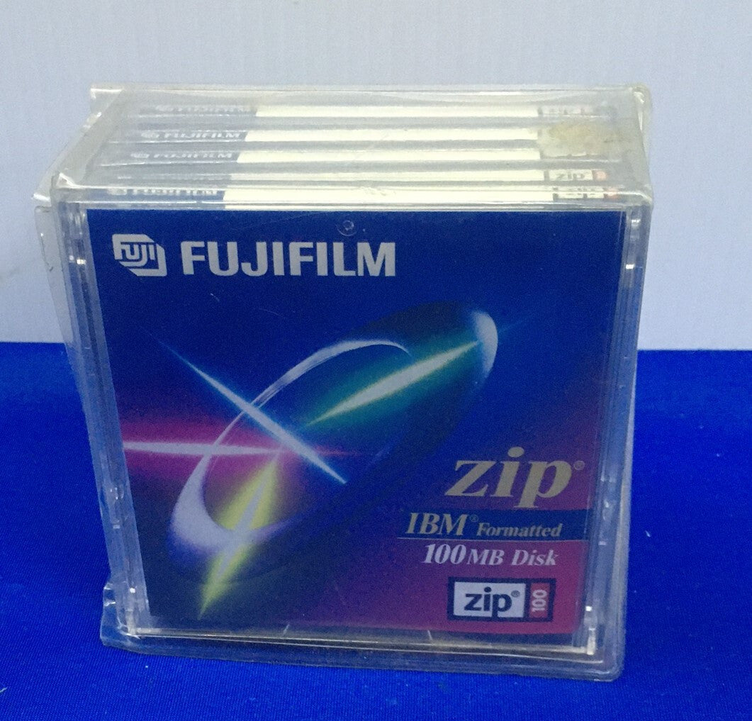 FUJIFILM ZIP ® IBM® GEFORMATTEERD 100MB SCHIJF ARTIKEL IS NIEUW
