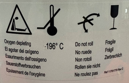 CHART/MVE MVE LAB 10 10740281 LIQUID NITROGEN ALUMINUM CRYOGENIC DEWAR TANK