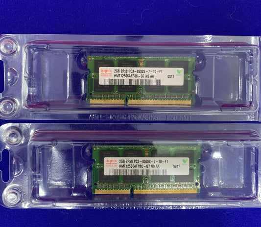 1 LOTTO DI 2 - HYNIX 2GB HMT125S6AFP8C-G7
