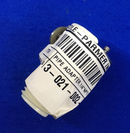 Adaptateur de tuyau Cole-Parmer 06359-82 / 3-021-002-04-02 1/4" NPT