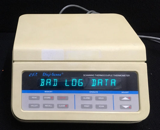 Cole-Parmer DIGI-SENSE 12 IINPUT SCANNING THERMOKOPPEL THERMOMETER 92800-10