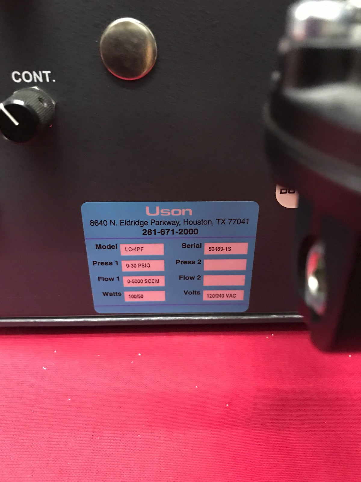 Uson Sprint LC LC-4PF MULTI AIR TESTER / LEAK TESTER 0-30 PSIG