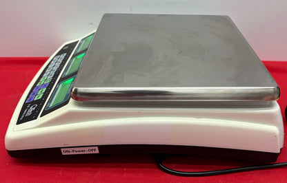 QTECH ELECTRONIC DIGITAL COUNTING SCALE G-30 (30lbs 13.6kg) 110V / 60Hz