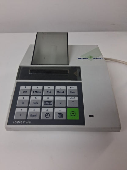 Mettler Toledo LC-P45 Printer  ITEM IS FOR PARTS REPAIR. TESTED TO POWER UP ONLY