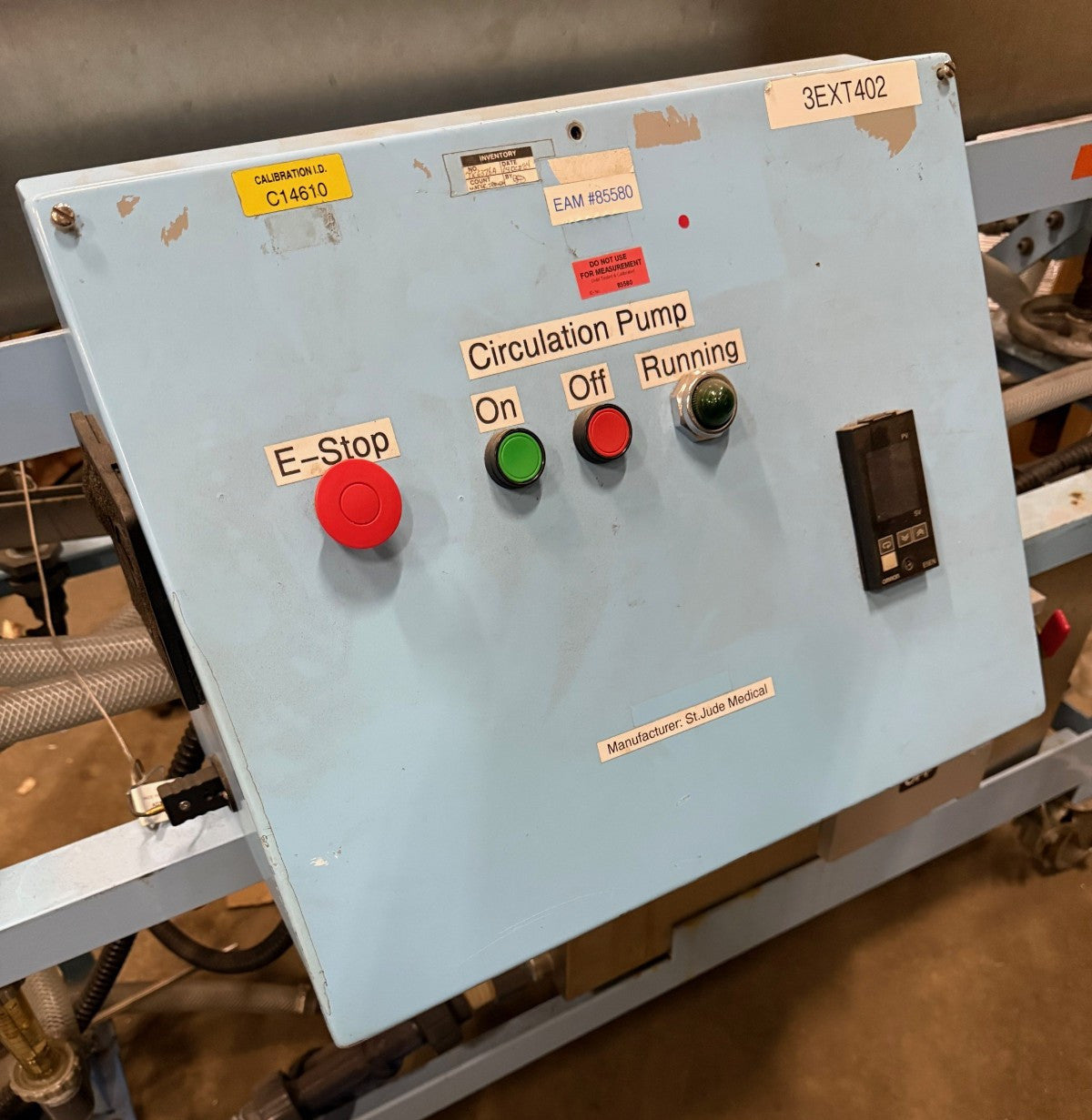 Extrusion Water Bath Circulation Pump 97" Long x 6" W