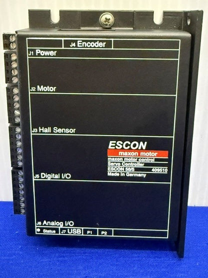 ESCON MAXON MOTOR CONTROL SERVO CONTROLLER 50/5 409510