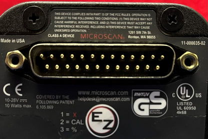 Omron Microscan FIS-6700-0002 Barcode-Scanner 101,6 mm FD = 4,0 Zoll