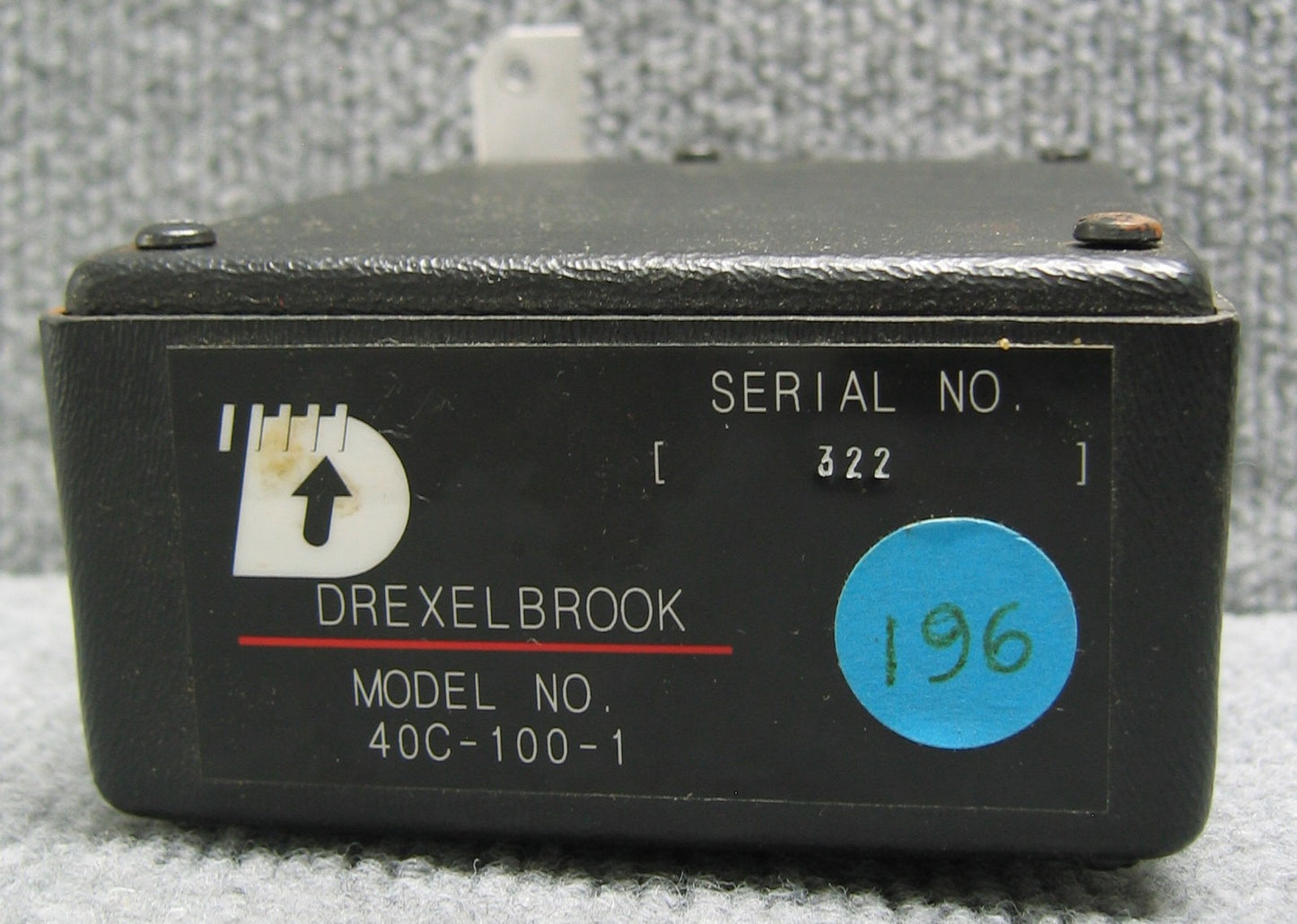 DREXEL-BROOK CCS TRANSCEIVER NIVEAU CONTROLE 40C-100-1 DC SPANNING + - 12V 