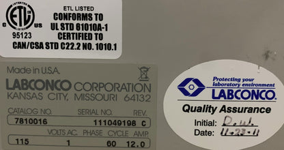 LABCONCO 7810016 CENTRIVAP AQUEOUS SYSTEM ACID-RESISTANT CENTRIVAP CONCENTRATOR