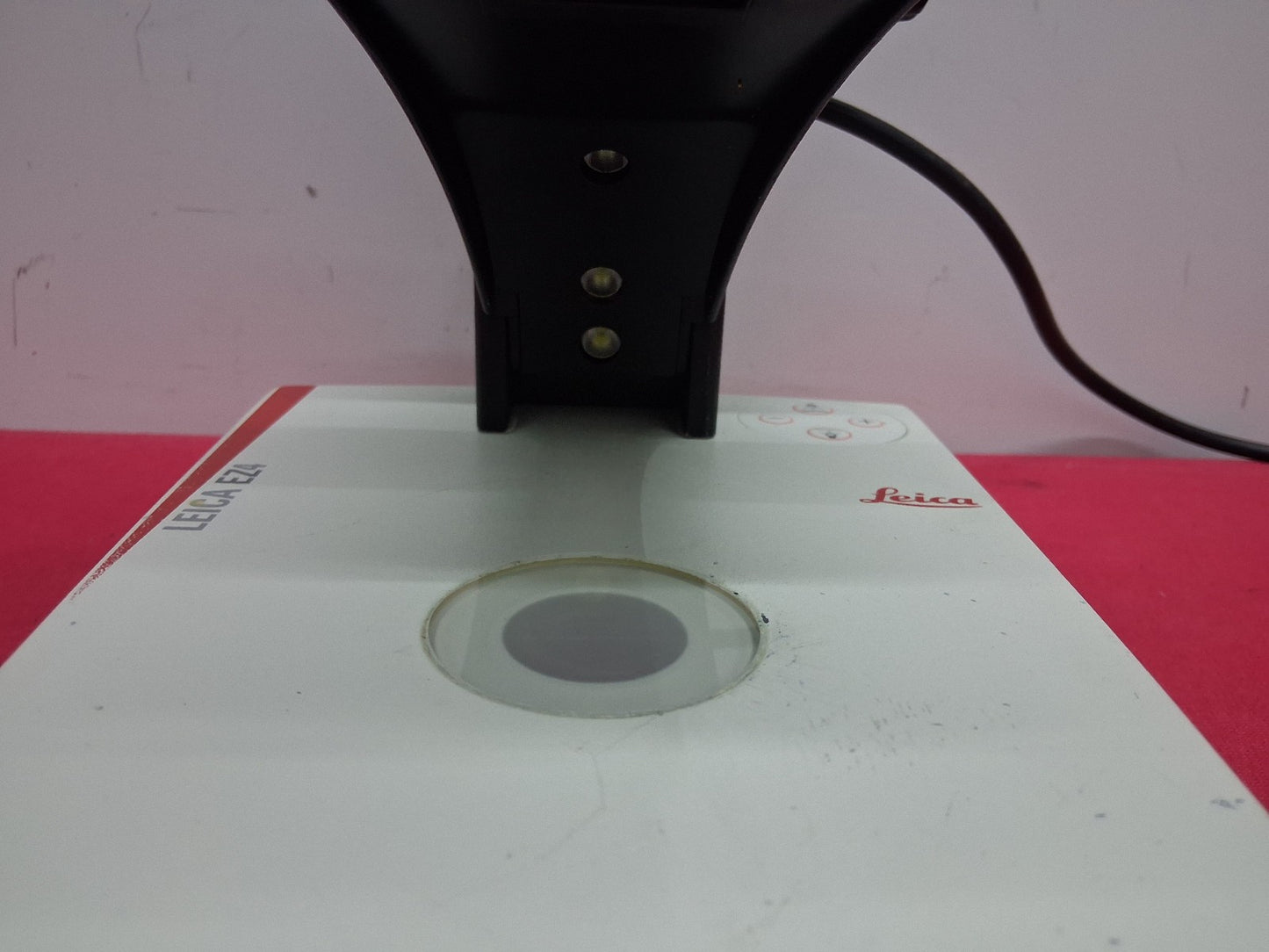 LEICA EZ4 8-35X MAGNIFICATION STEREO MICROSCOPE TOP AND BOTTOM LED PARTS/ REPAIR