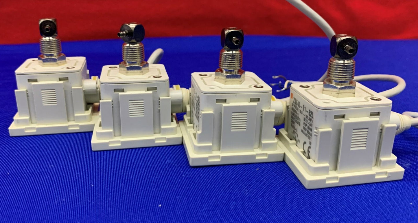 1 lote de 4 interruptores de vacío digitales SMC ZSE40-T1-62L 