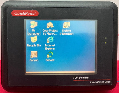 GE FANUC QUICKPANEL VIEW IC754VSI06STD-BB ES0611 24VDC OPERATOR INTERFACE PANEL