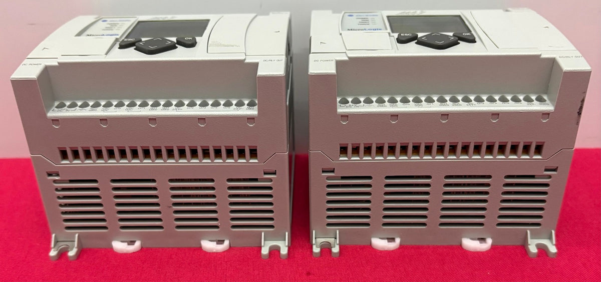 For Parts Repair LOT OF 2 AB ALLEN BRADEY 1763-L16BBB SER.B MICROLOGIX 1100 16PT