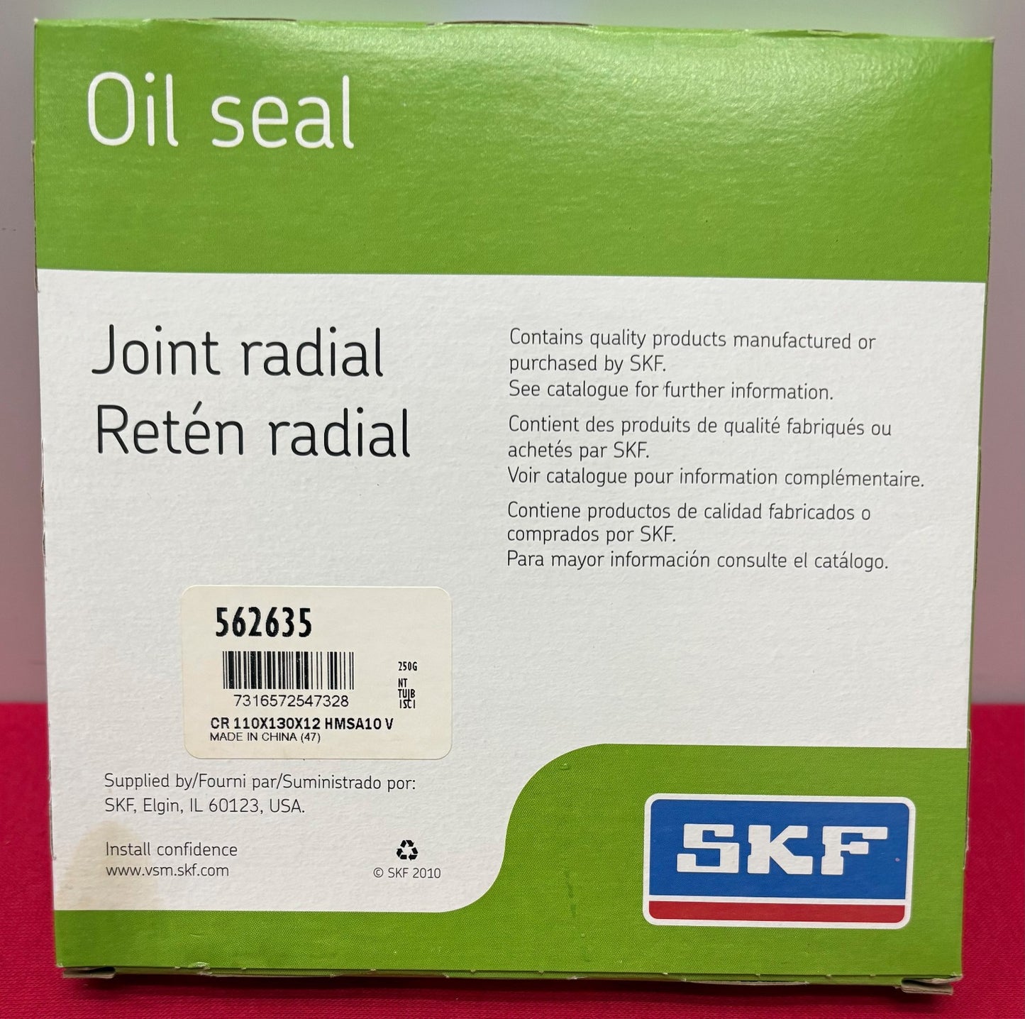 SKF CR 110X130X12 HMSA10 V (562635) OIL SEAL